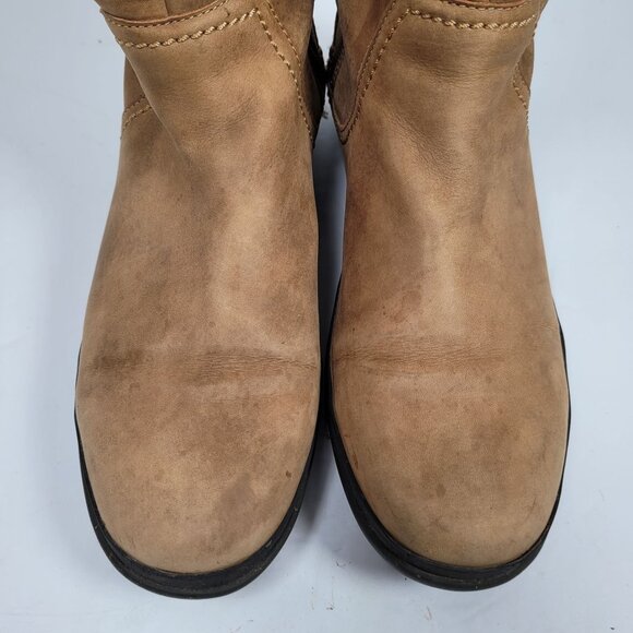 UGG Elsa Women's Quilted Tall Leather Lace-Up Boots S/N1013484 US Size 8.5 - Picture 7 of 12